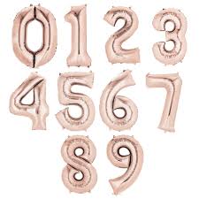Rose Gold Numbers