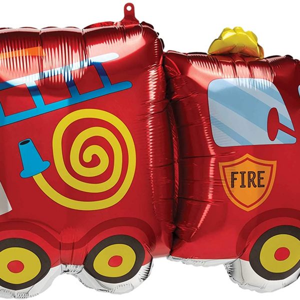 Firetruck Foil Balloon