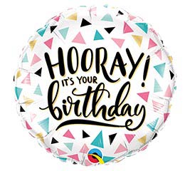 18" Hooray It's Your Birthday