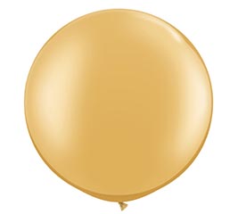 3'  Metallic Gold Latex