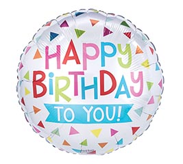 17" HBD To You Triangle