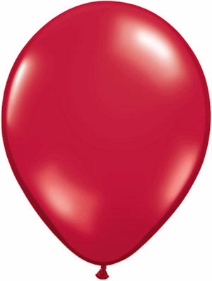 5" Ruby Red Latex