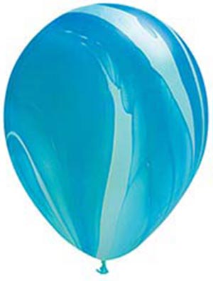 5" Blue Superagate Latex