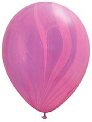 5" Pink/Purple Superagate Latex